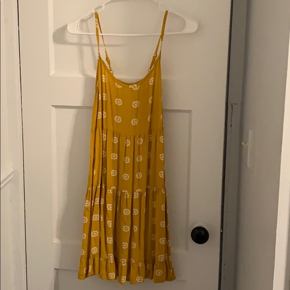Mossimo Supply Co. Dresses & Skirts - Mustard Yellow Floral Dress